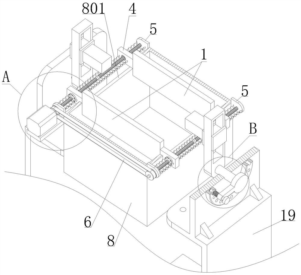 An easy-to-adjust new energy vehicle battery testing device and testing method