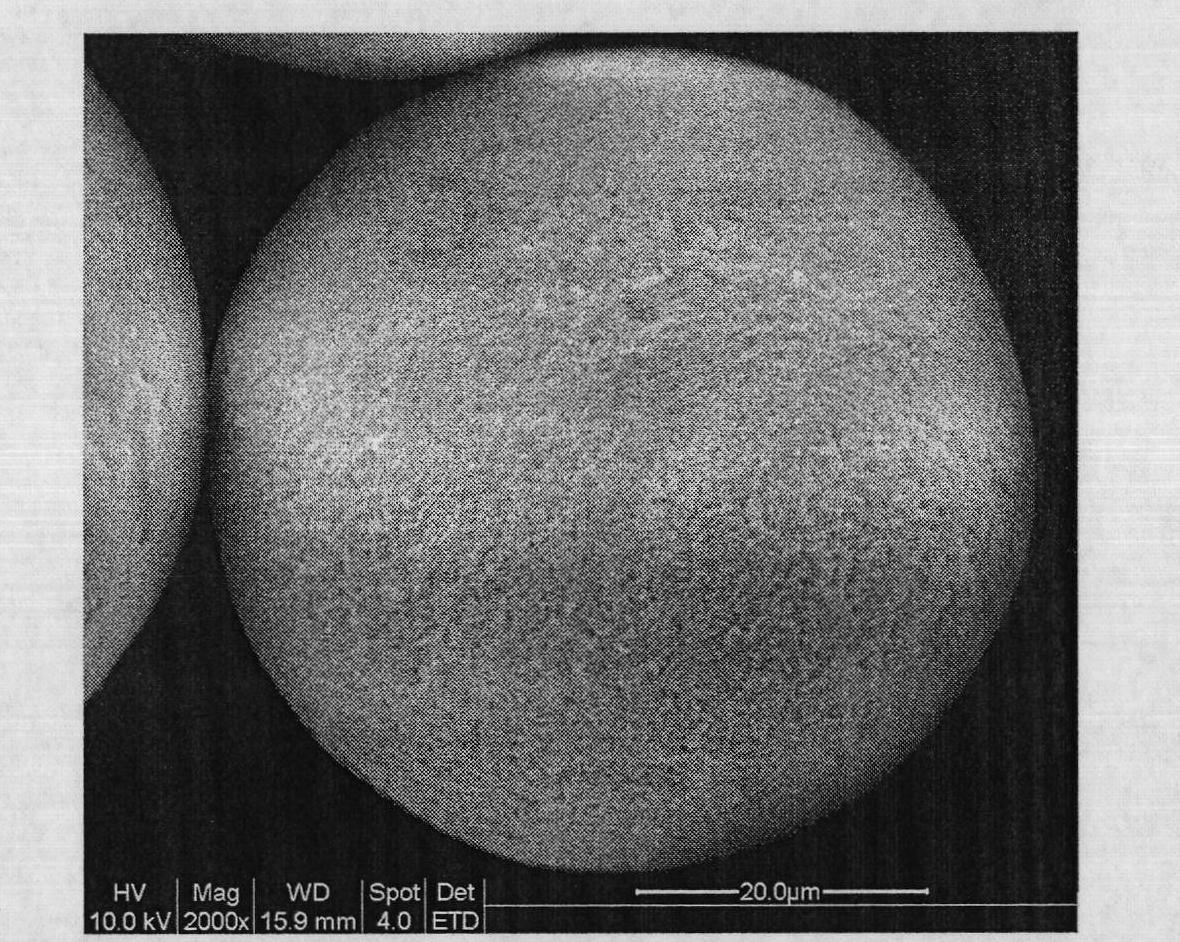 Rigid ceramic/agarose composite microsphere and preparation method thereof