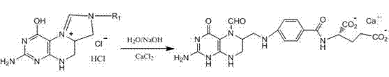 Preparation method of medicinal calcium folinate