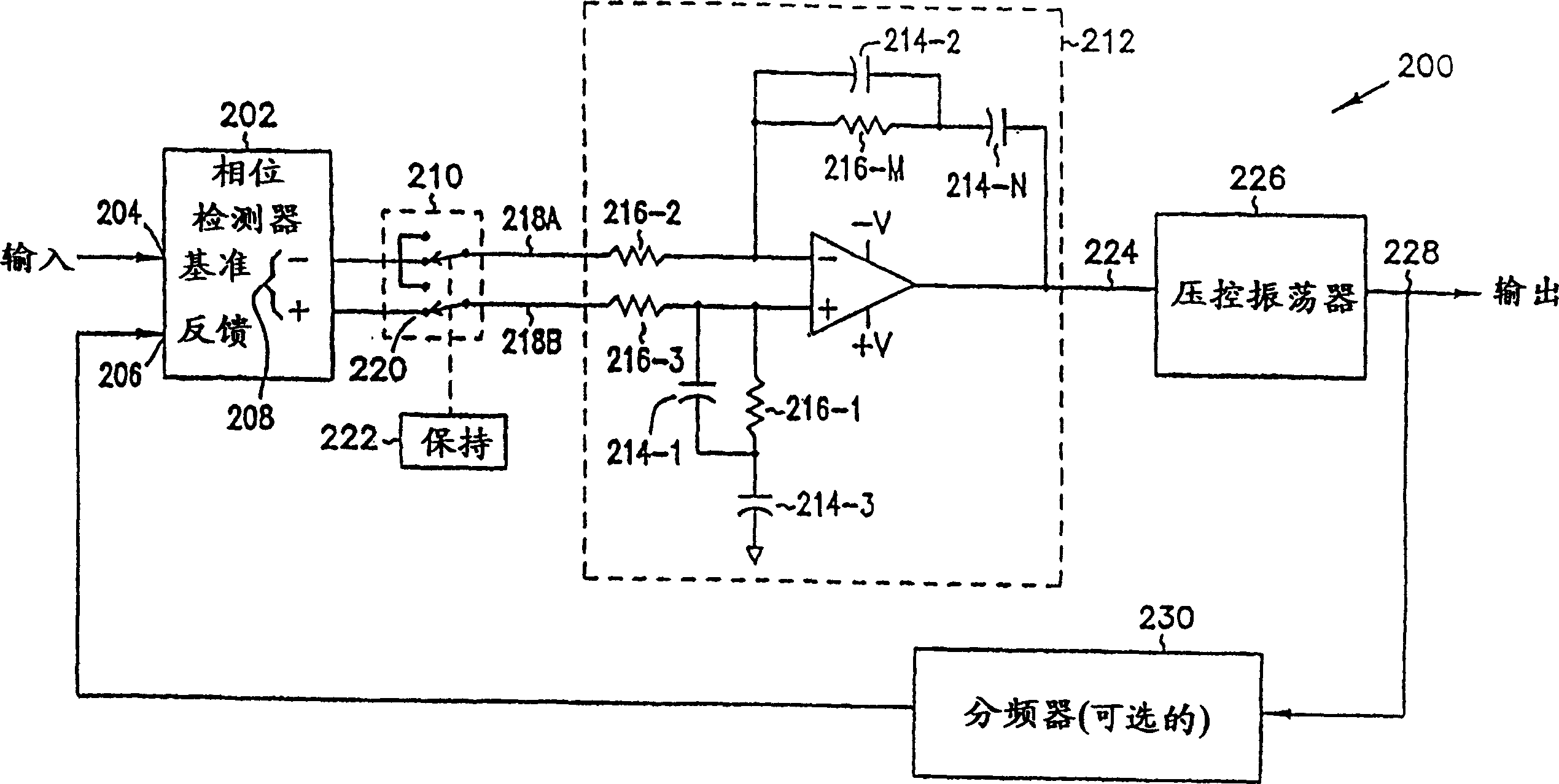 Systems and method for retaining circuit in phase locked loop