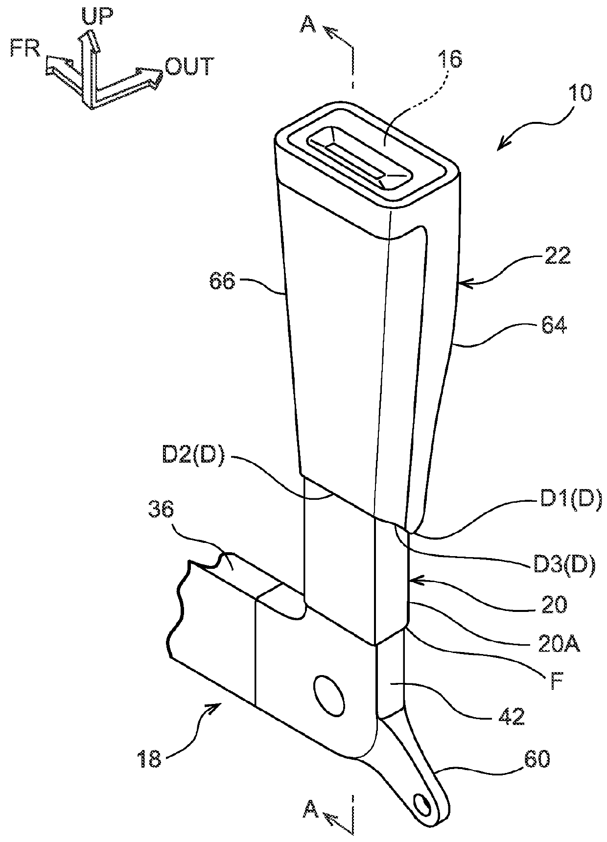 Lift-up buckle device