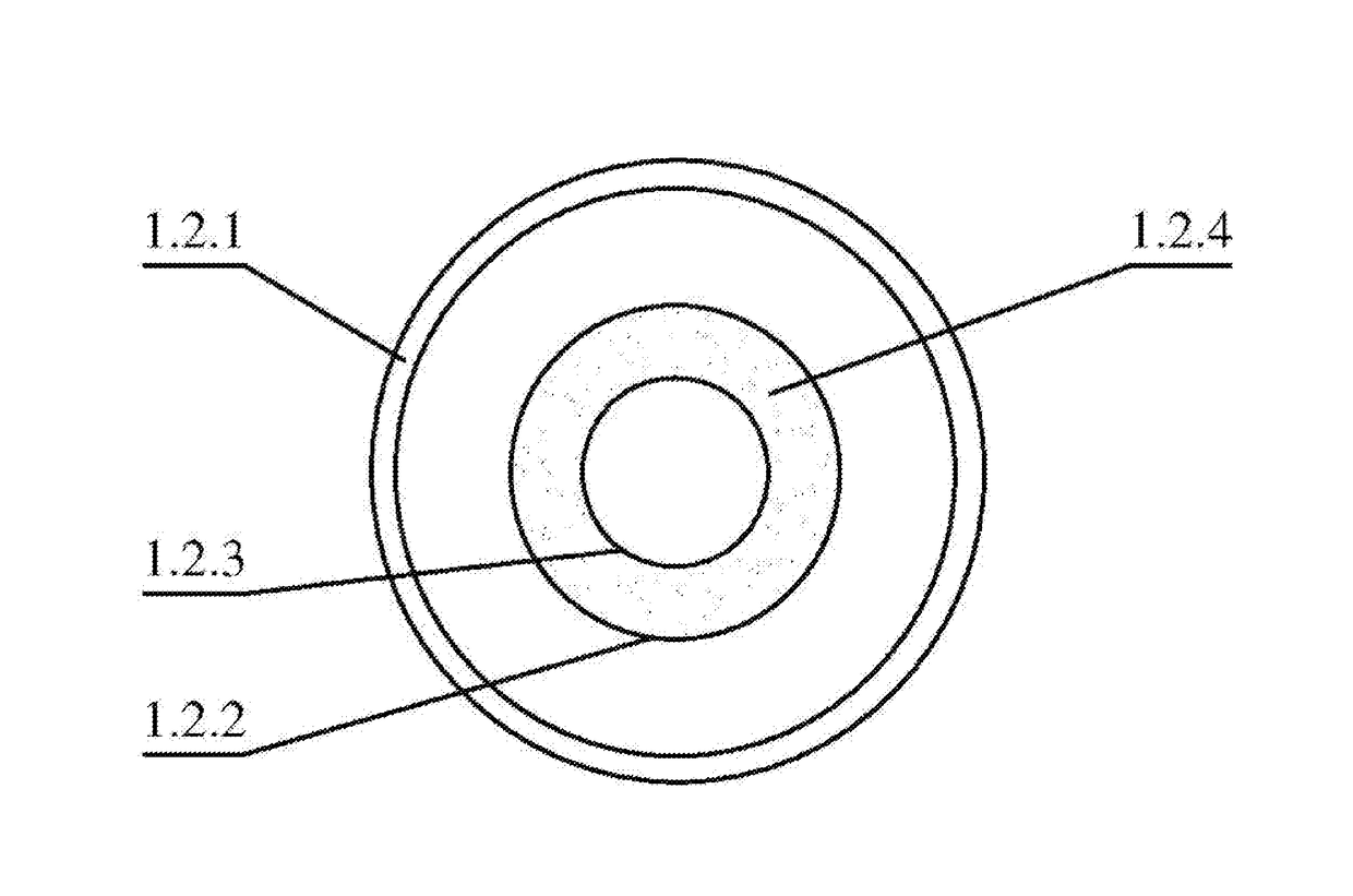 Solar composite tube, solar composite bed comprising the same, and solar cold and heat supply system comprising solar composite bed