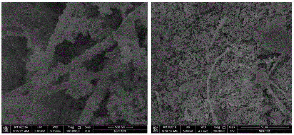 Polymer modified and nano-carbon fiber doped SiO2 aerogel and preparation method thereof