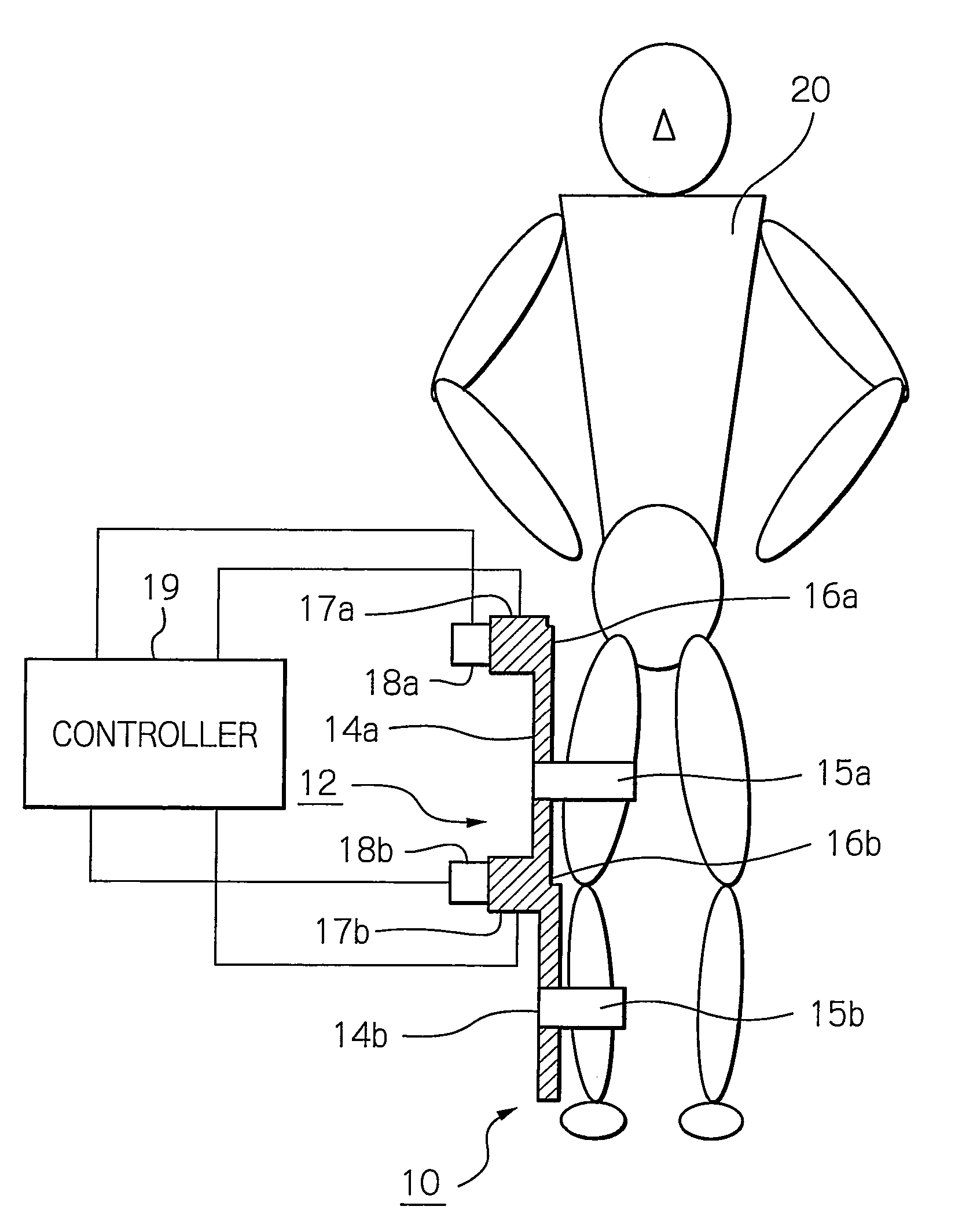 Apparatus and method for resistance-based muscular force evaluation using a hexagonal diagram of output distribution