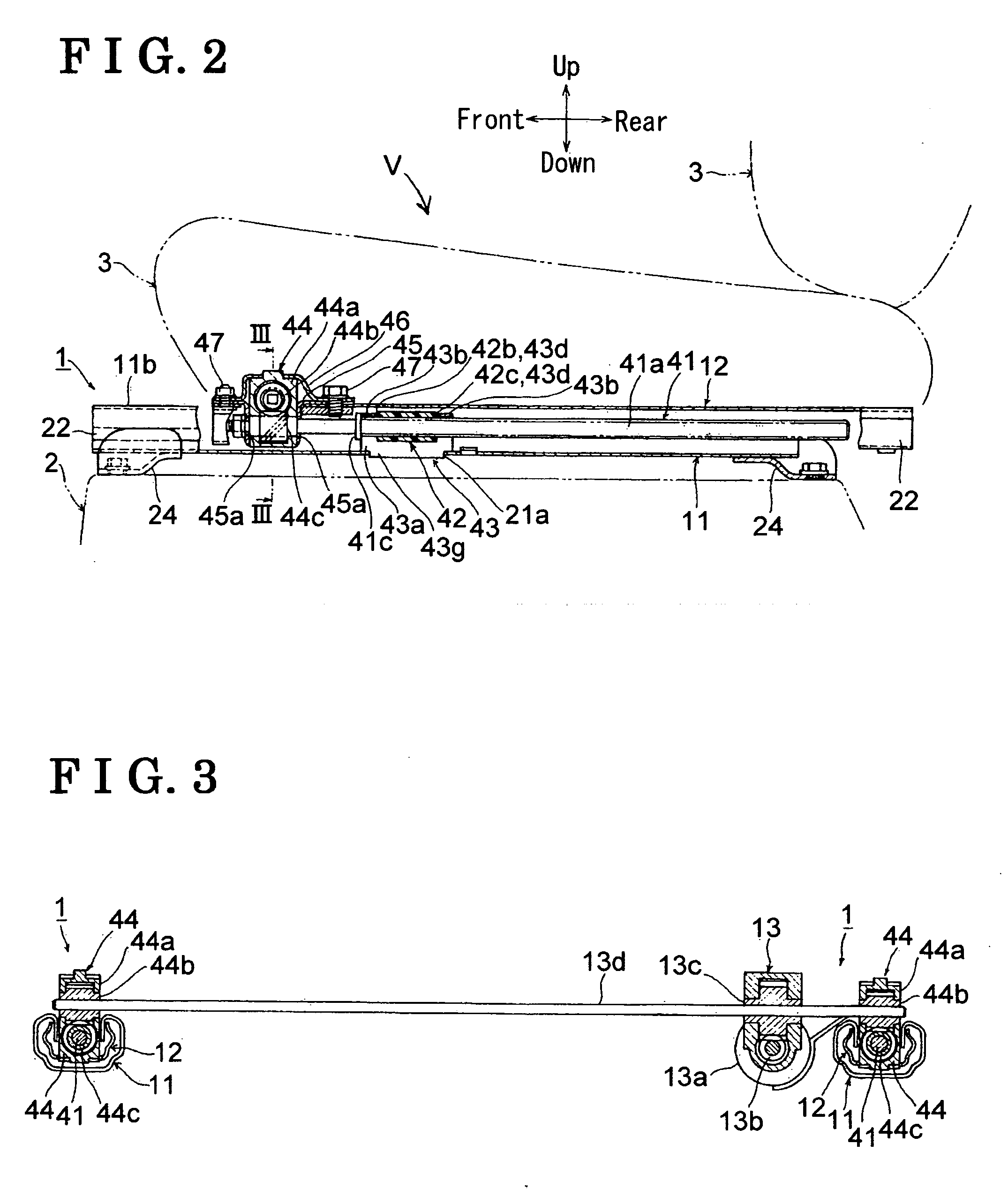 Power seat slide apparatus for a vehicle