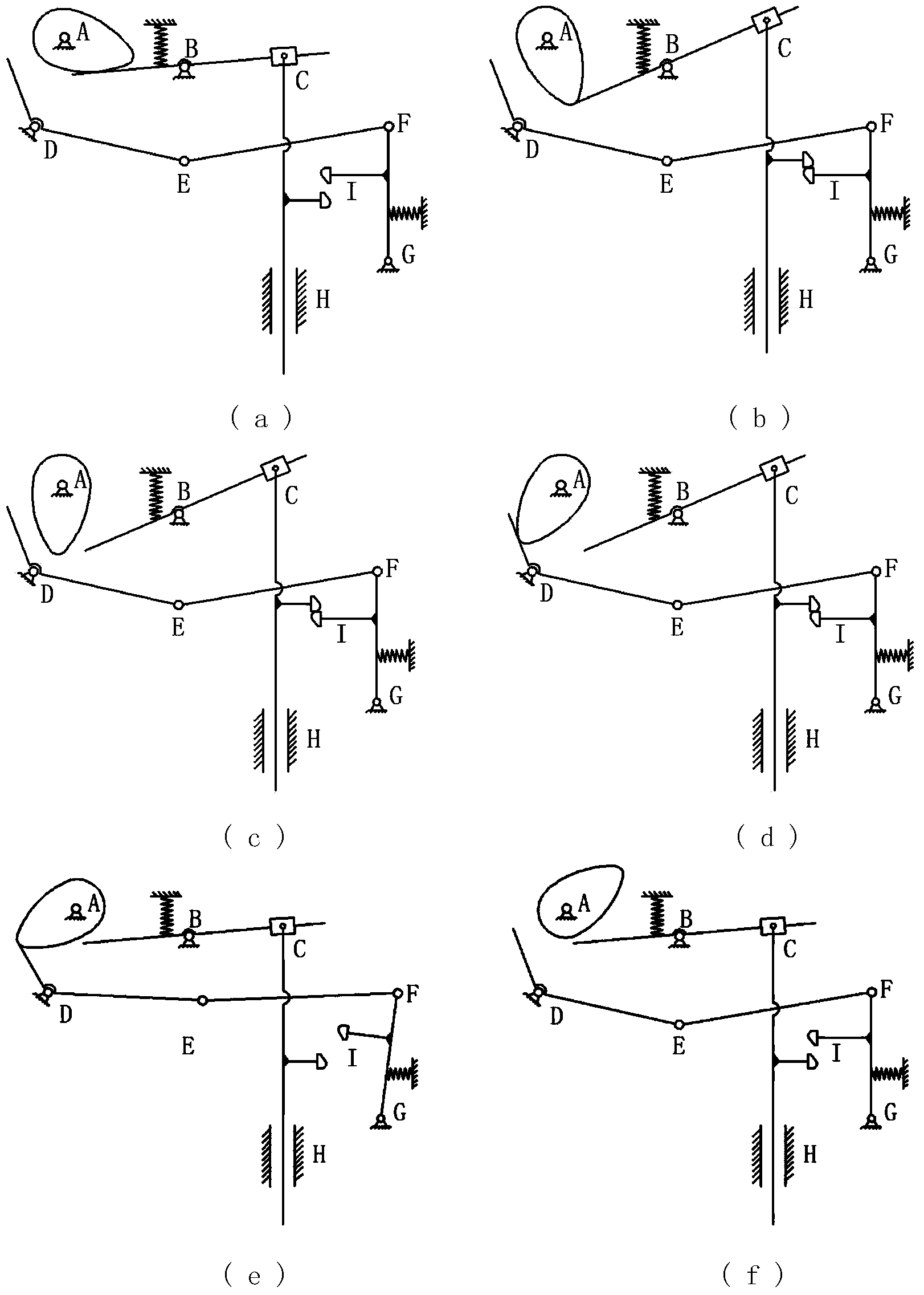 Jumping robot based on tripping energy-storing-releasing mechanism