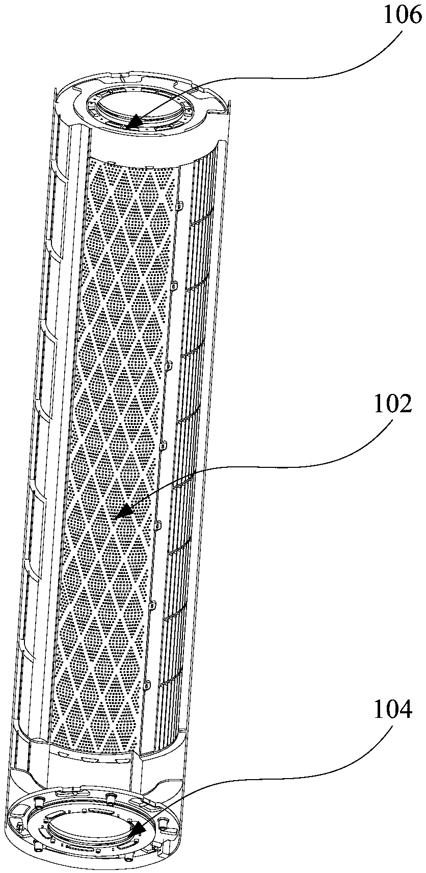 Rotating assembly and floor air conditioner