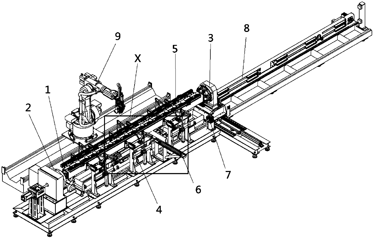 Welding equipment for single-end-face square pipe