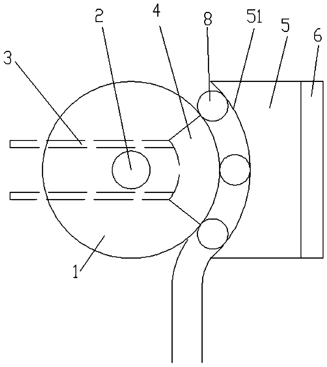 Plastic bottle airbag cutting device and method