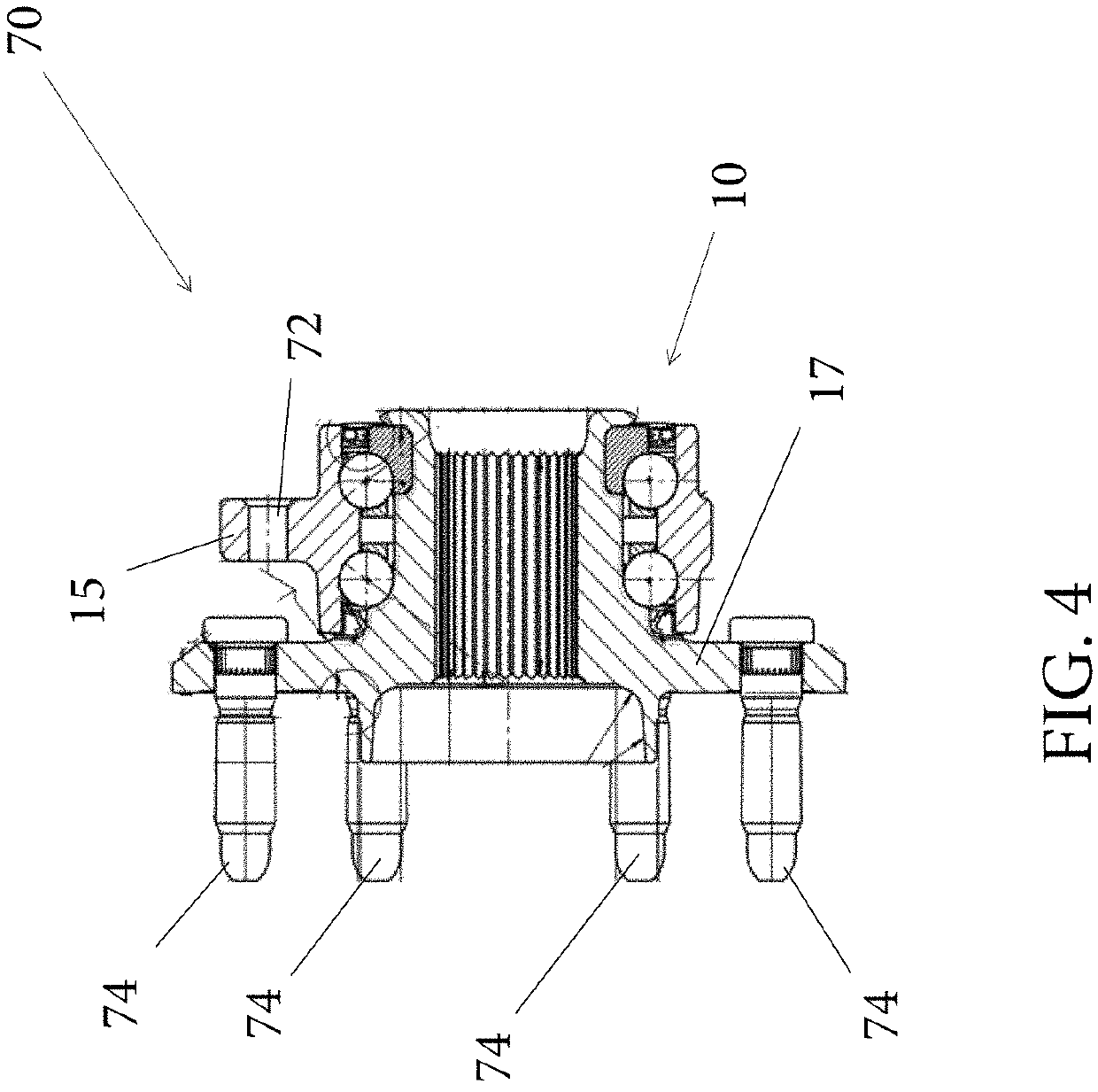 System and method for determining bearing preload by vibration measurement