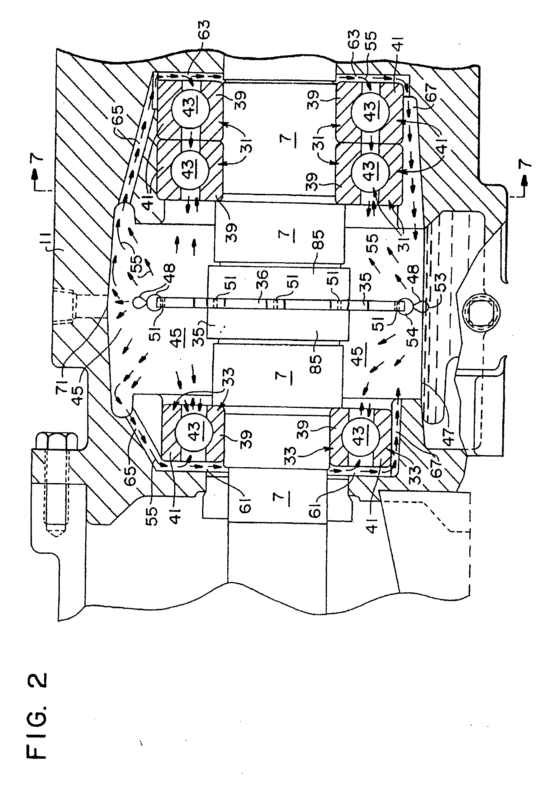 Pump oil mister with improved service life