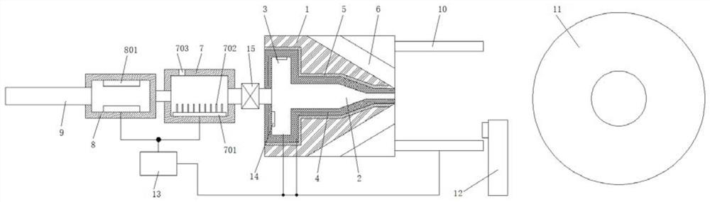 Melt-blown equipment for non-woven fabric production