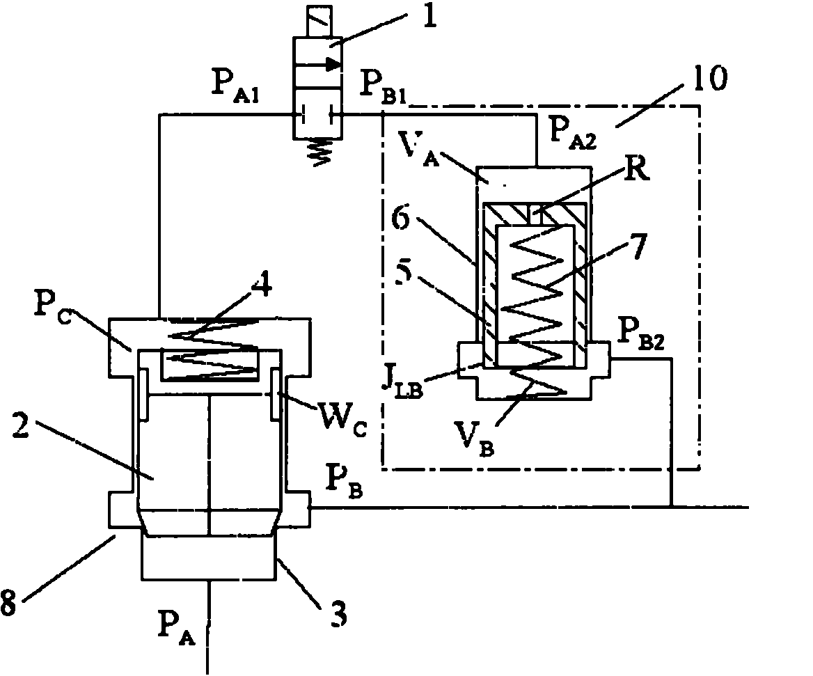 Digitally controlled leading type proportional flow valve