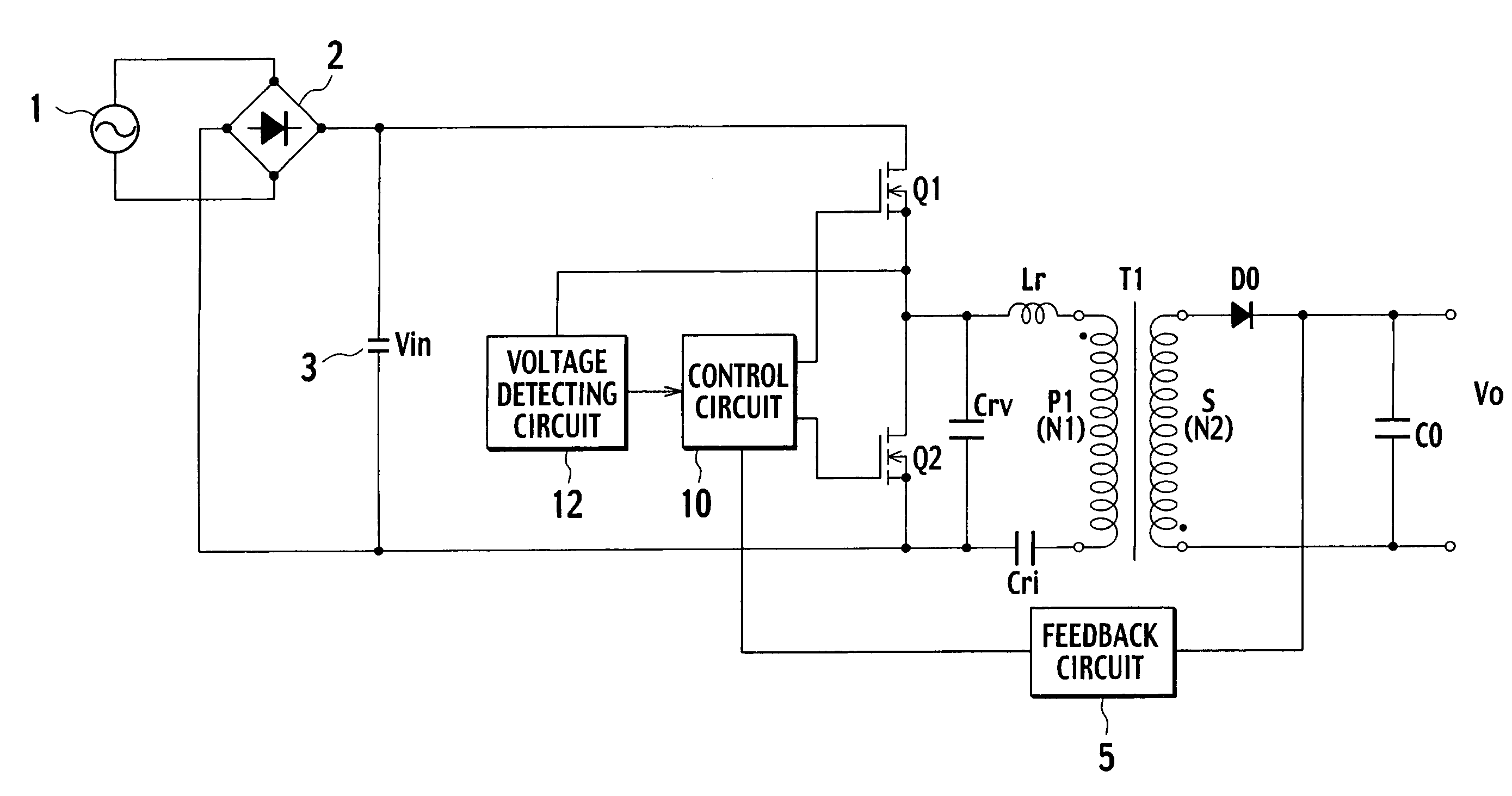 Switching power supply device