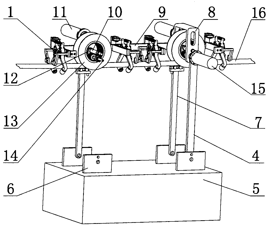 Planetary metamorphic mobile mechanism