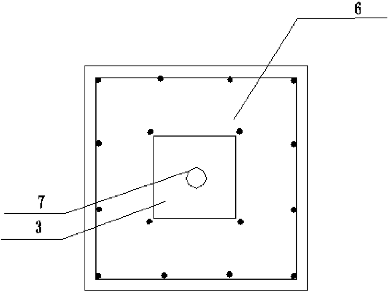 Anchor head structure placed in concrete panel of anchor retaining wall and its construction method