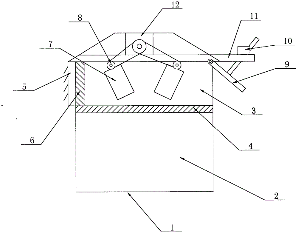 Ecological agriculture humidification ventilation device