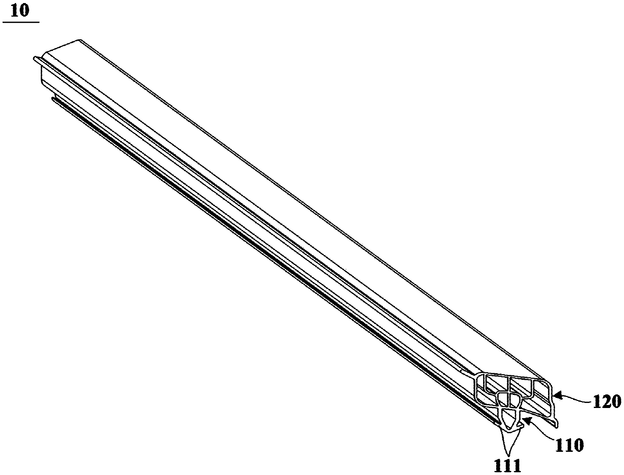 Door seal for refrigeration and freezing device and refrigeration and freezing device