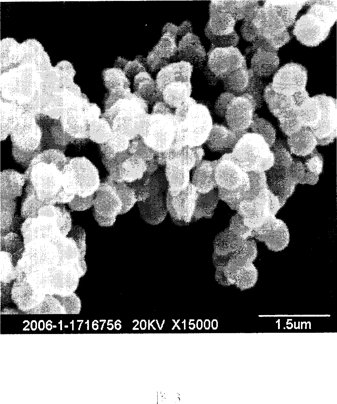 Process for synthesizing mesoporous TiO2 using phosphotungstic acid as template agent