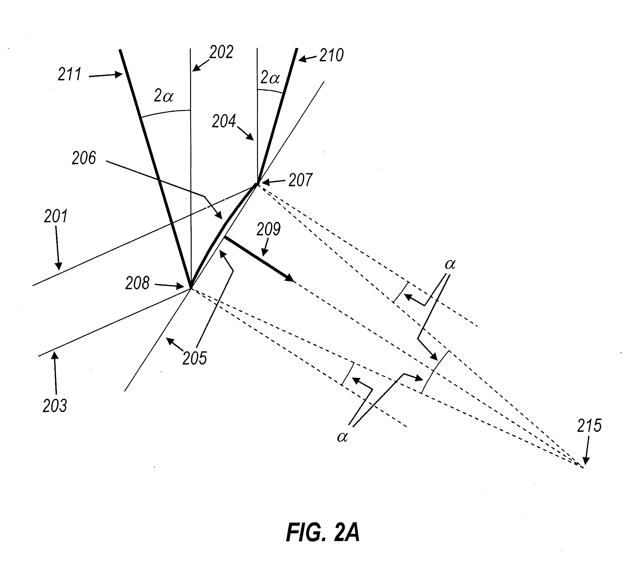 Facetted folded-optic collimator