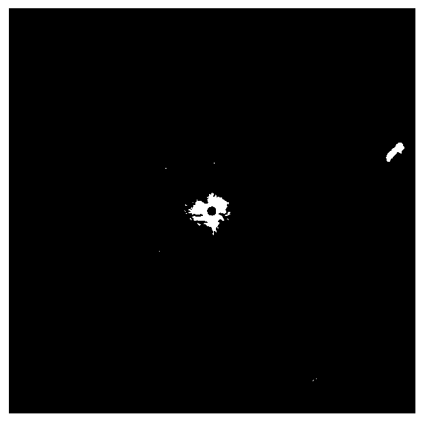 Shipborne radar image oil spilling monitoring method based on a local adaptive threshold value