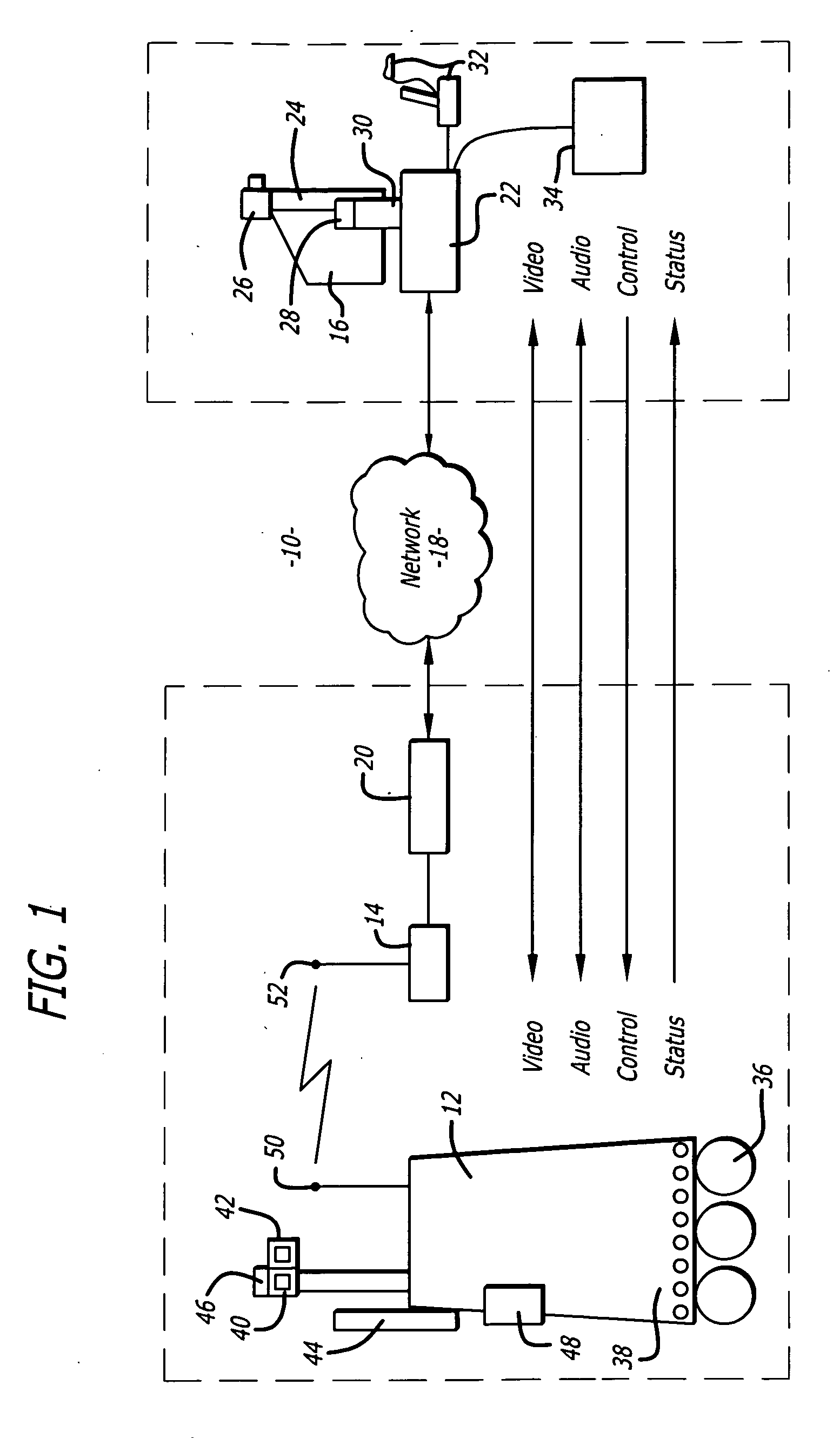 Docking system for a tele-presence robot