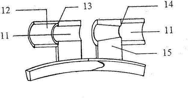 Regulating component of one-time circumcising anastomat