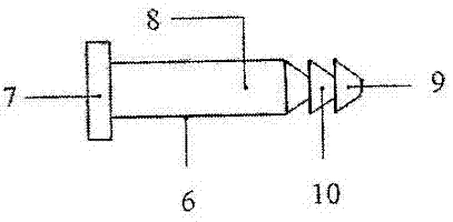 Regulating component of one-time circumcising anastomat