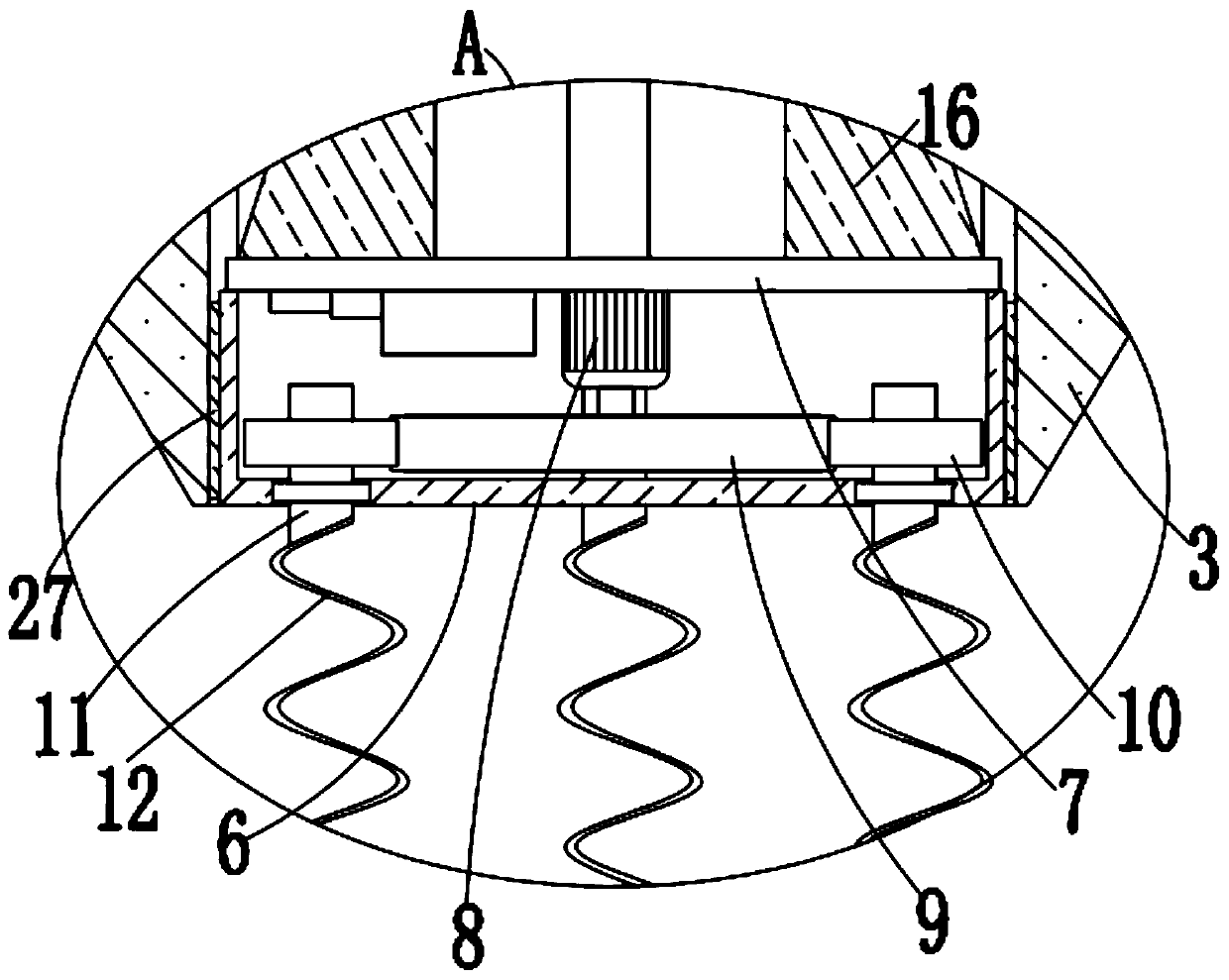 Portable water flow velocity measuring device for water conservancy detection