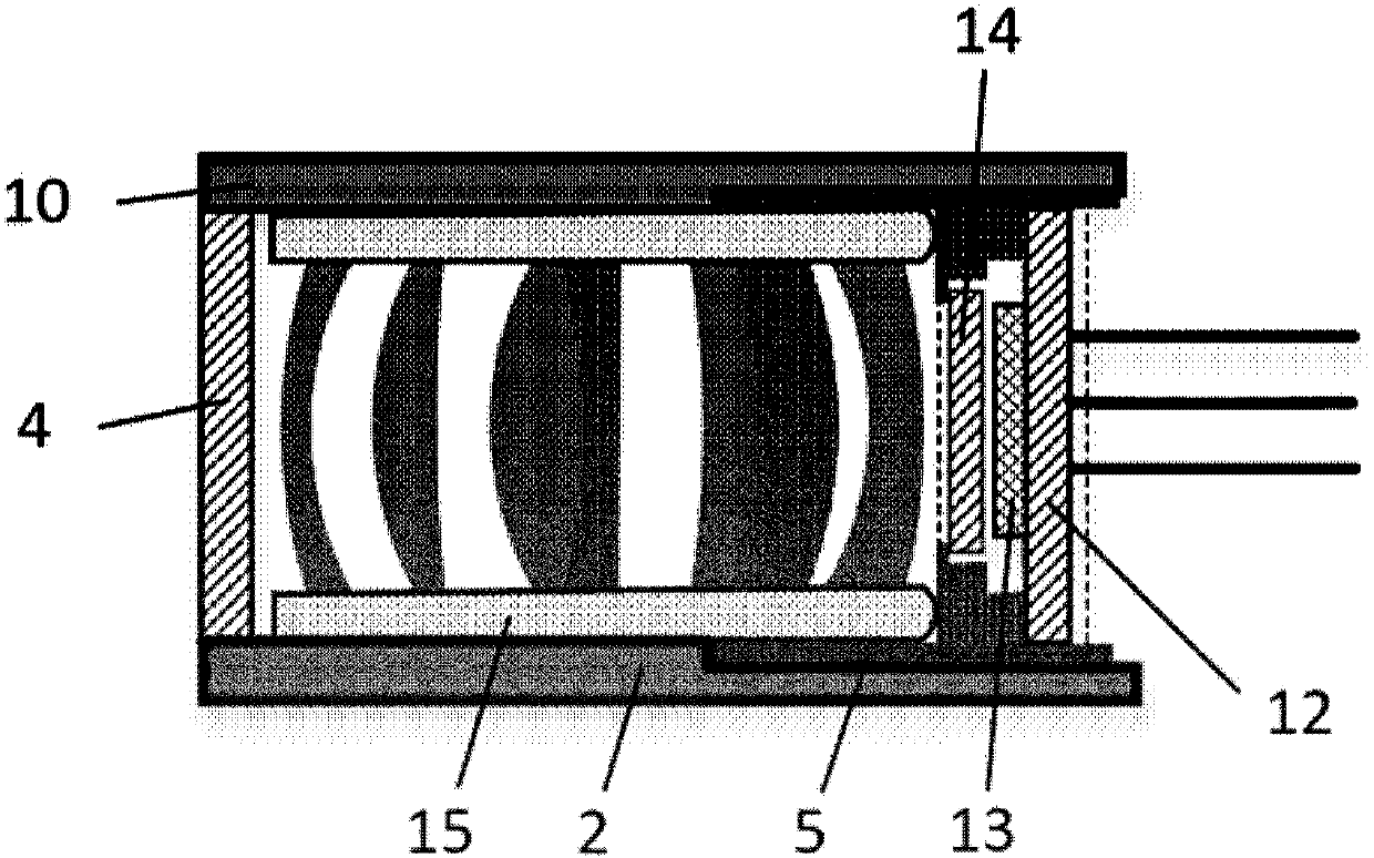 Medical electronic endoscope with built-in power source