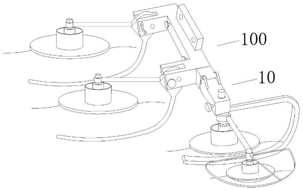 Combined expansion type grass mowing module