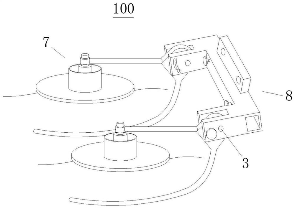 Combined expansion type grass mowing module