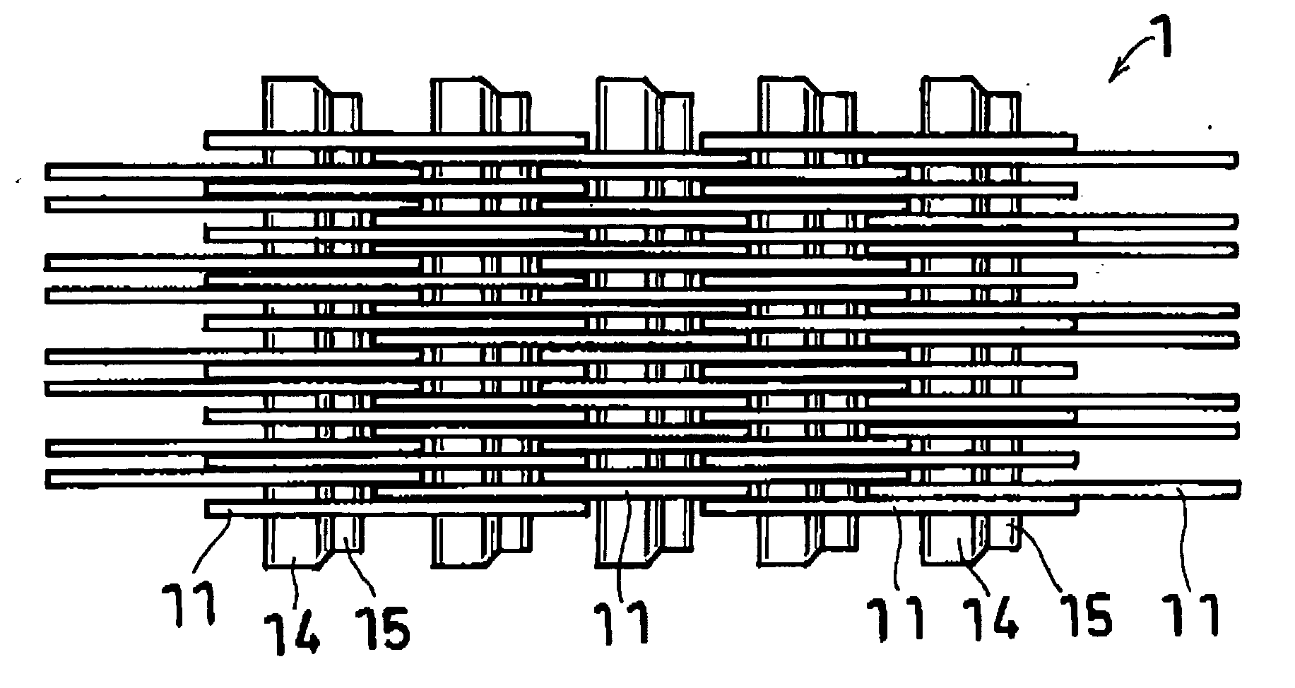 Power transmission chain, power transmission device, and method of producing the chain