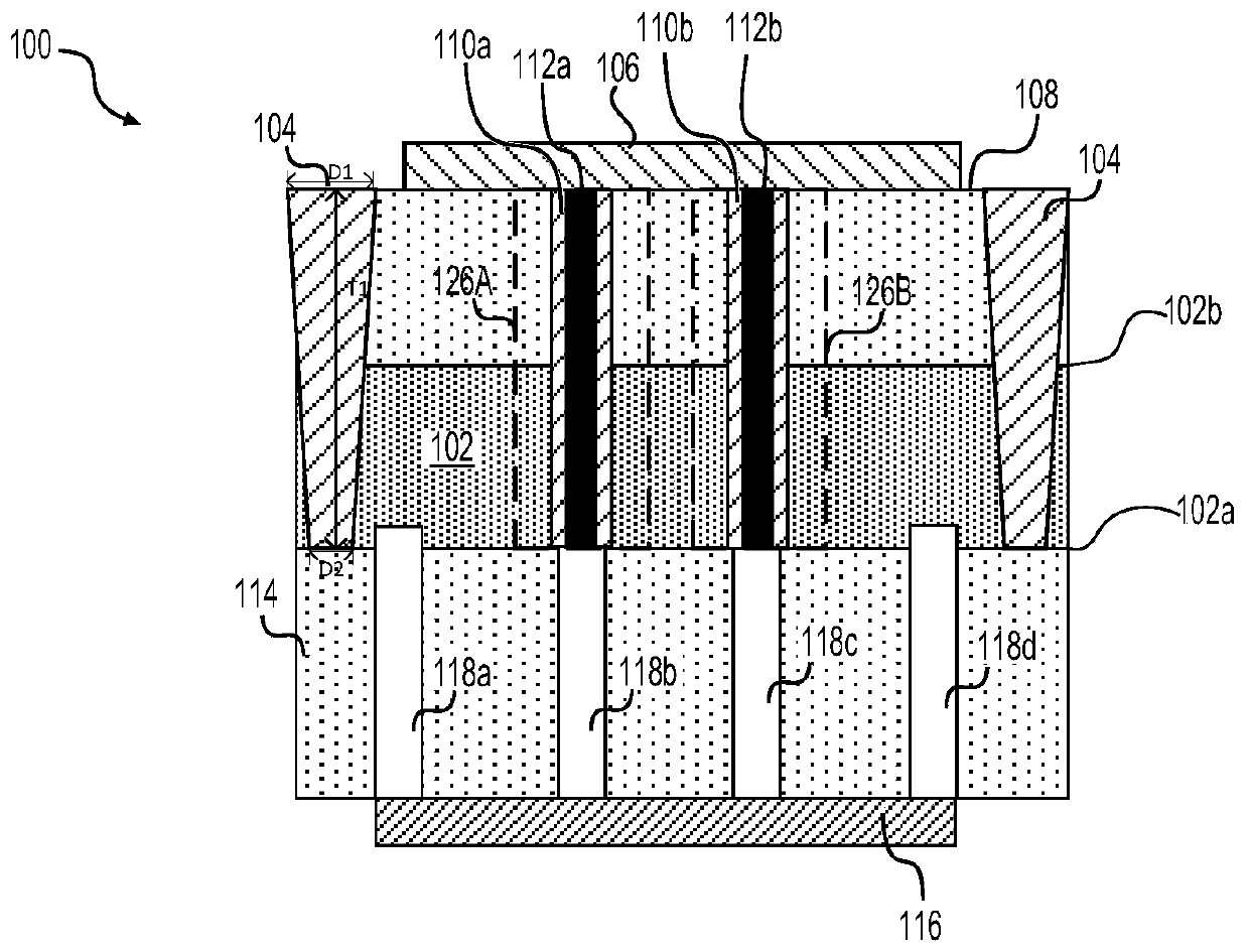 Through-silicon contact structure and method of forming the same