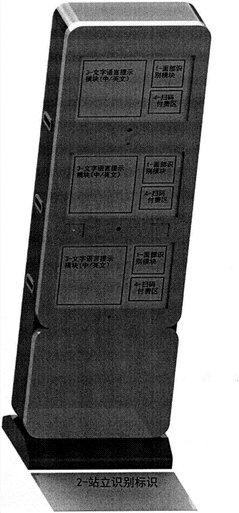 Face recognition toilet paper robot and use method thereof