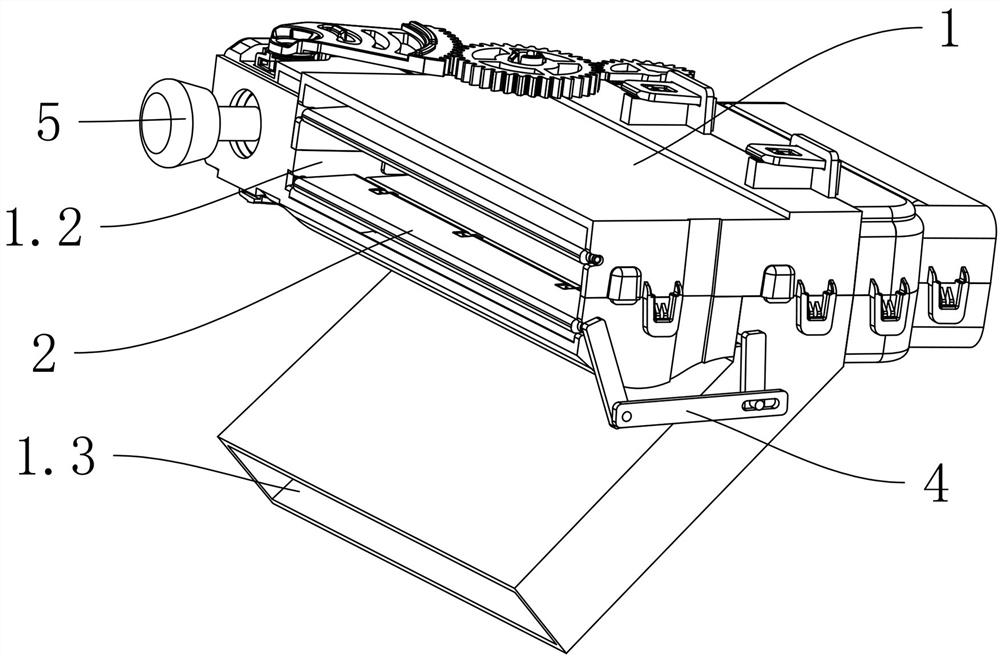 Double-air-duct air outlet structure of automobile air conditioner