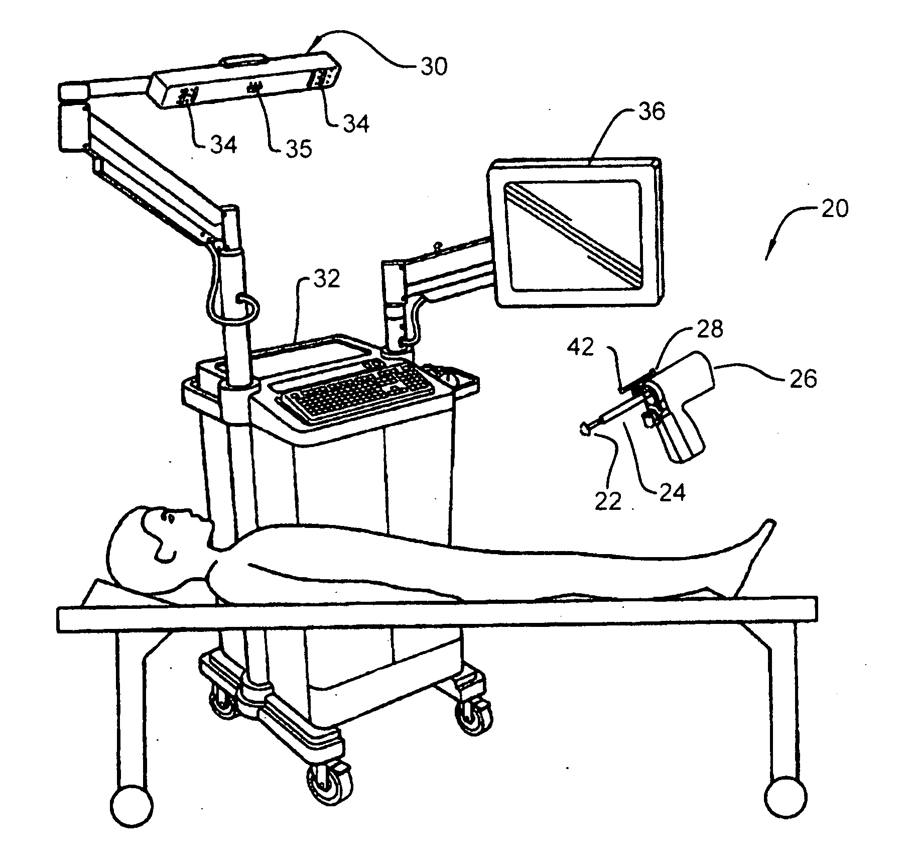 Wireless system for providing instrument and implant data to a surgical navigation unit