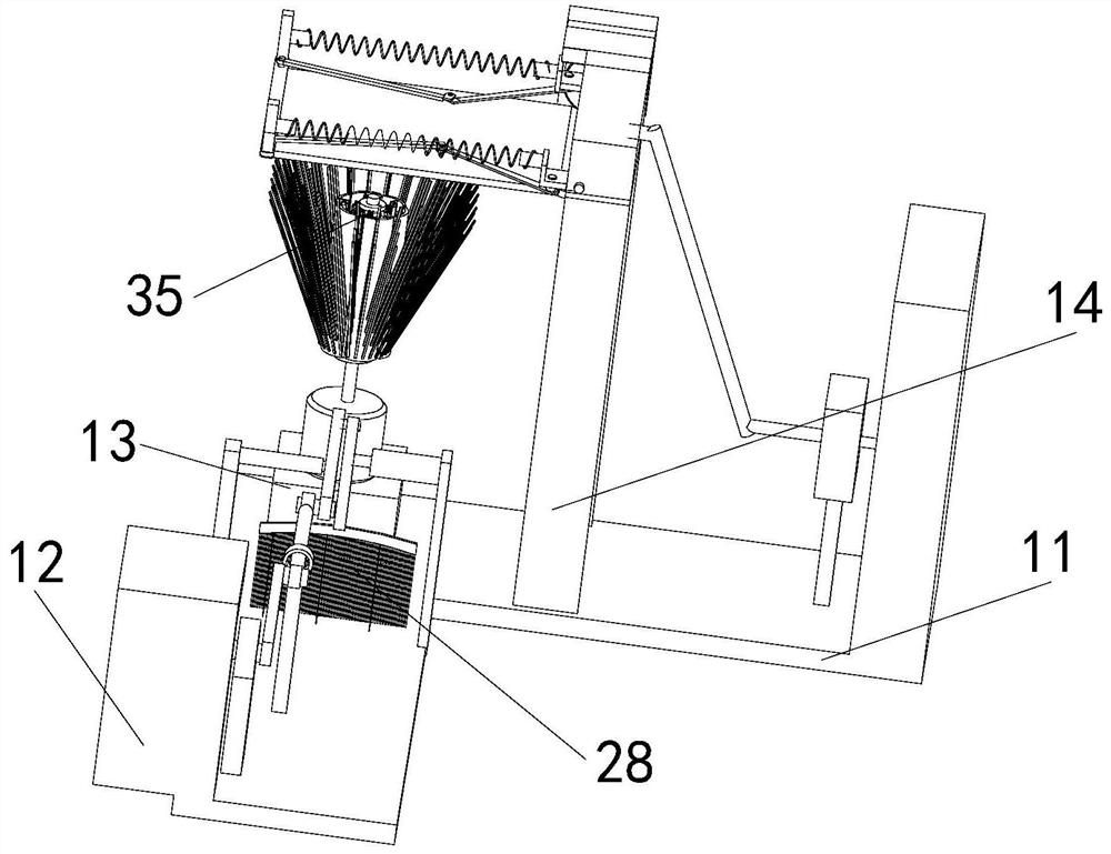 Sweeper rolling brush self-cleaning device