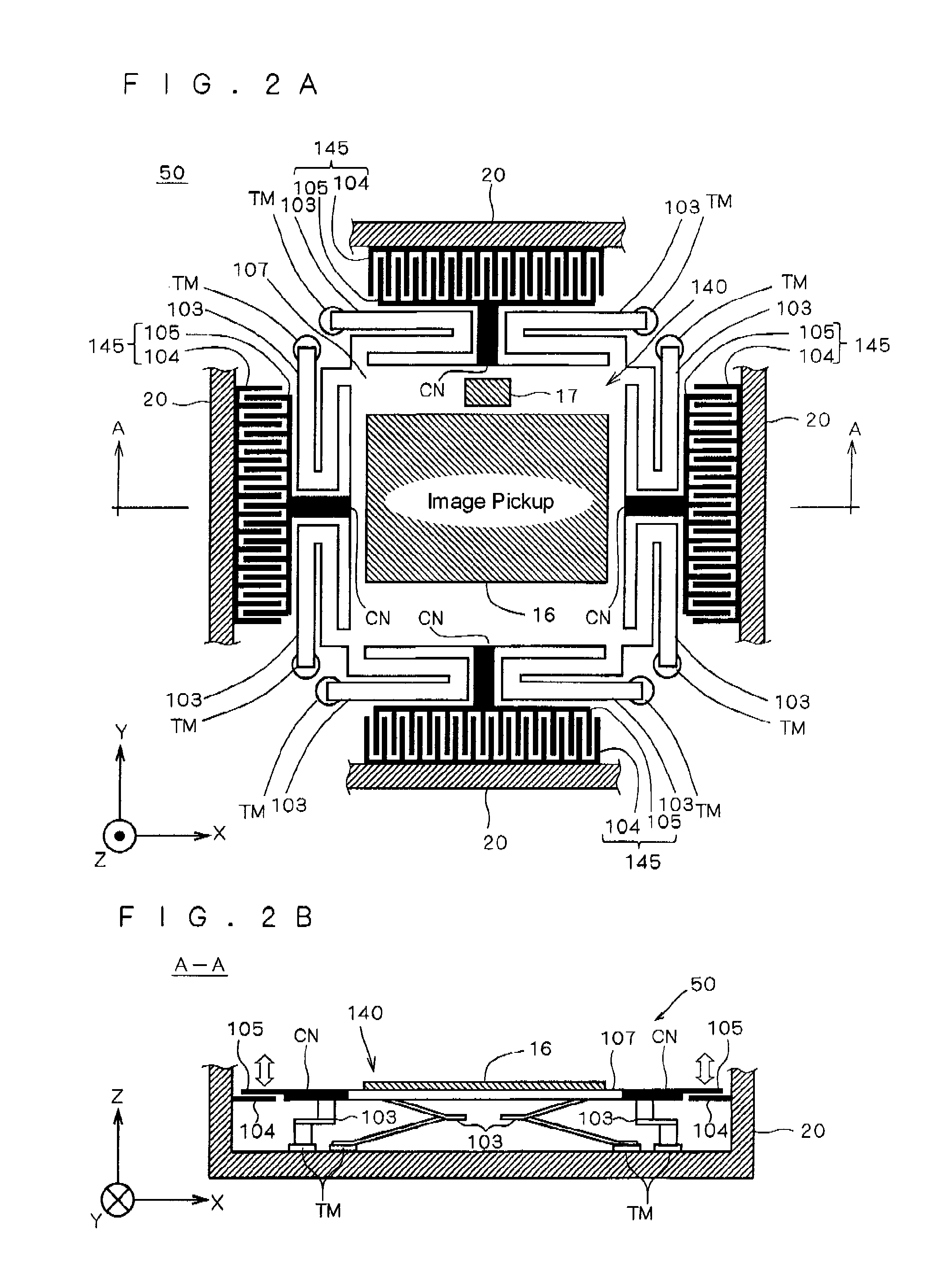 Image sensor device with movable sensor