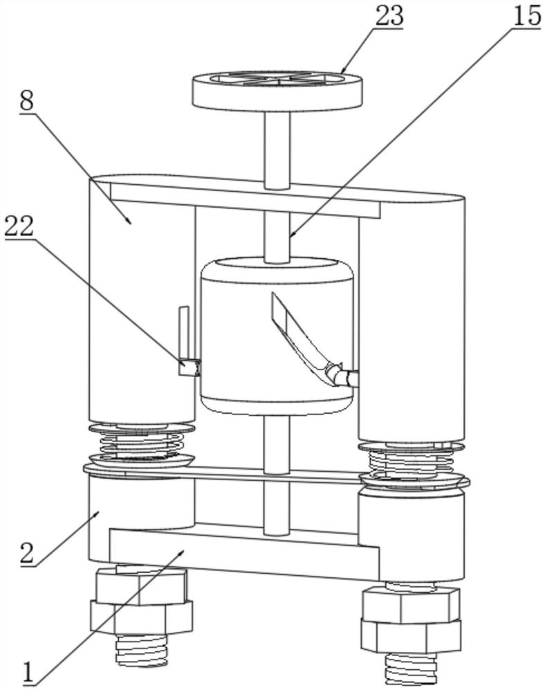 Screwing type hard pressing plate for transformer substation