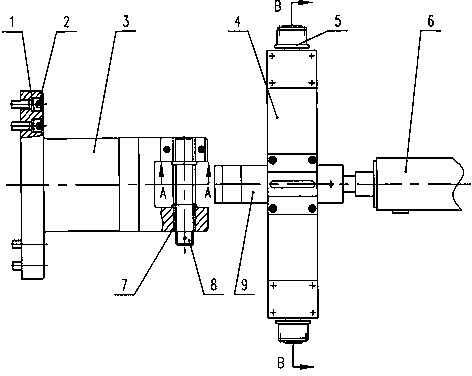 Rapid supporting roller changing mechanism for plate strip rolling mill