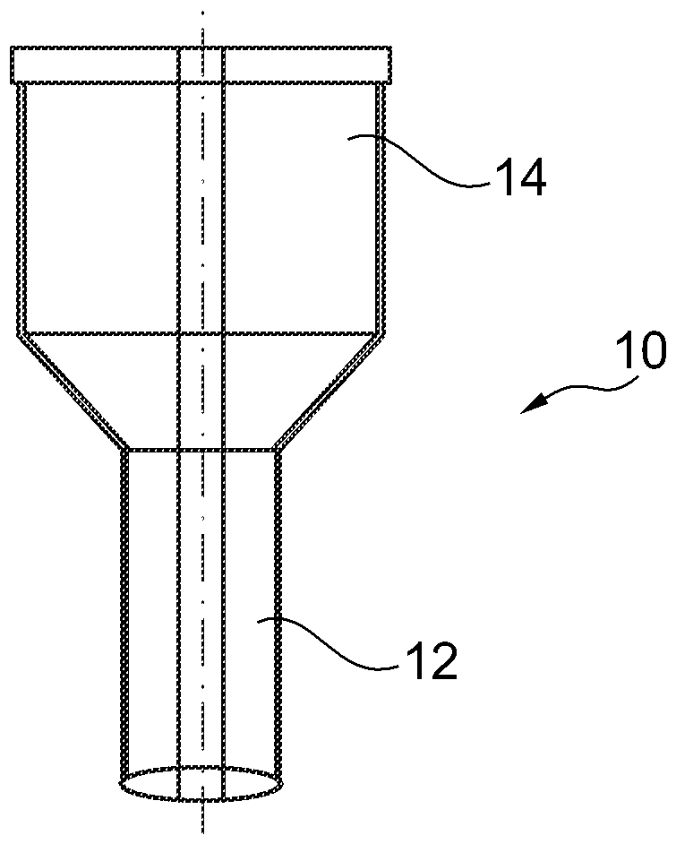 Filling tube for producing a column of filling material in the ground as well as device and method related thereto