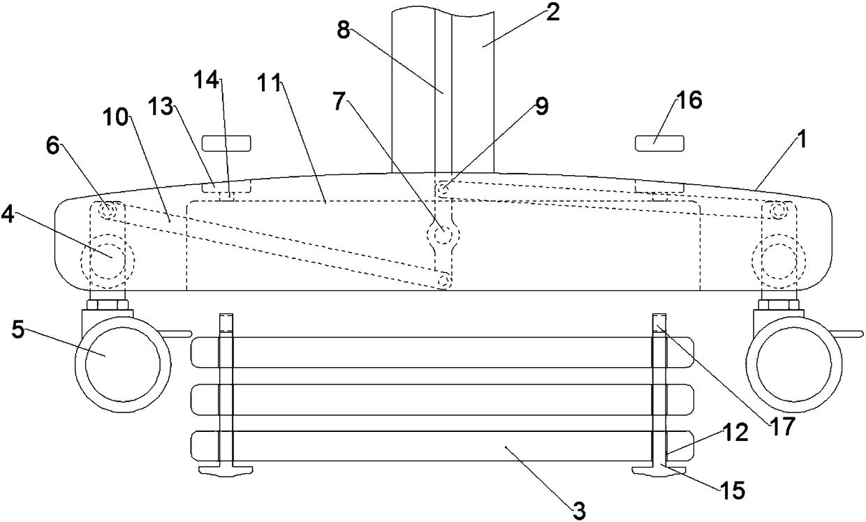 An operating microscope pedestal for clinical general surgery