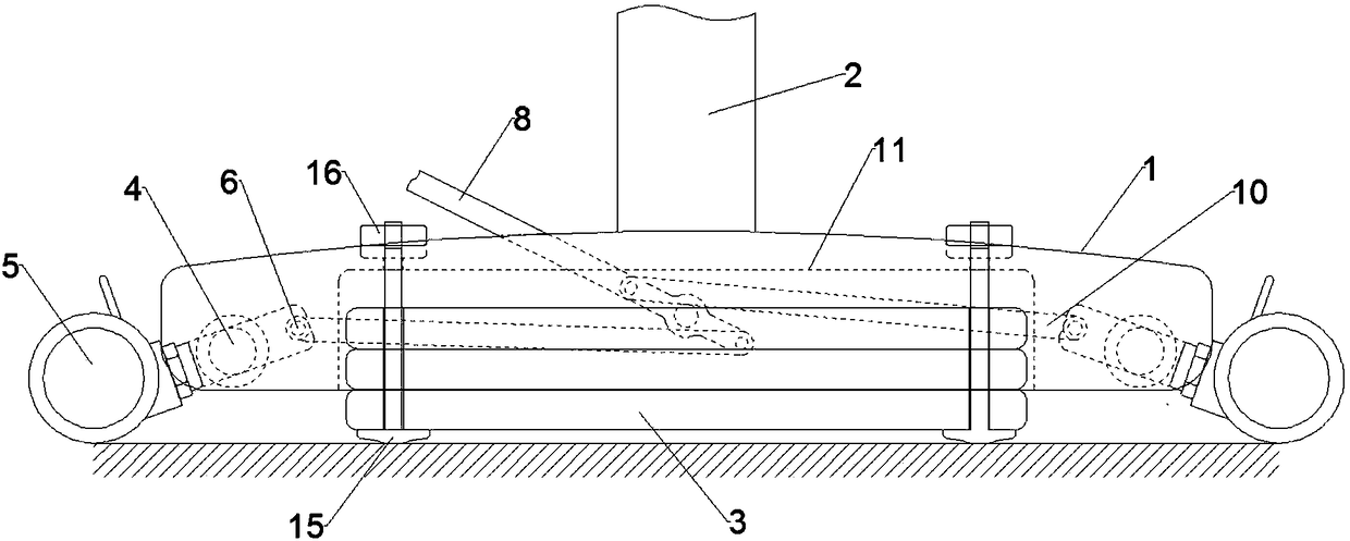 An operating microscope pedestal for clinical general surgery