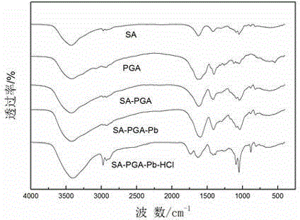 Porous sodium alginate-polyglutamic acid gel beads, preparation method thereof, and application of porous sodium alginate-polyglutamic acid gel beads as heavy metal ions absorbent