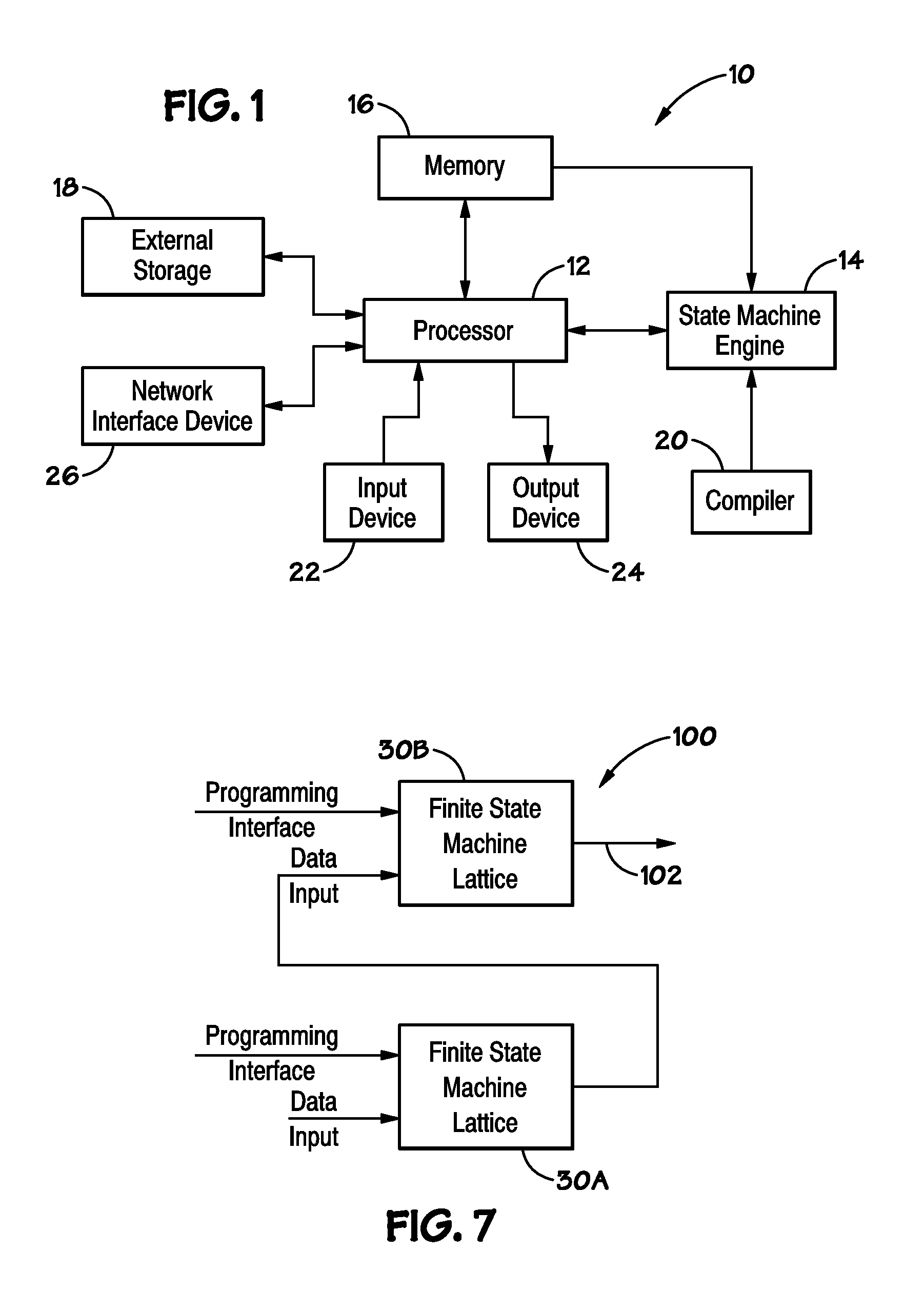 Boolean logic in a state machine lattice