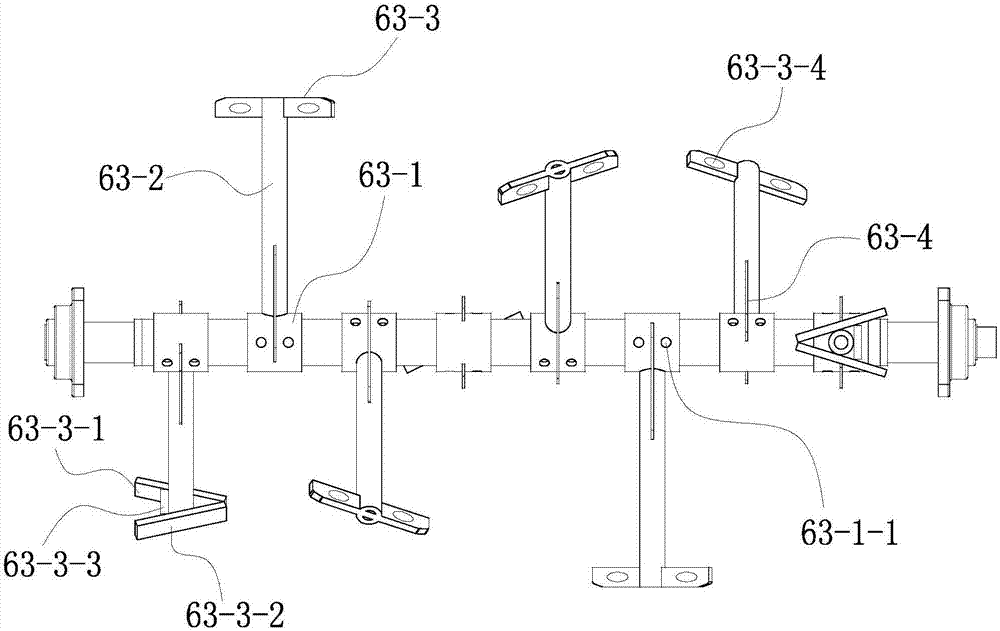 Stirring device of organic garbage microbial treater