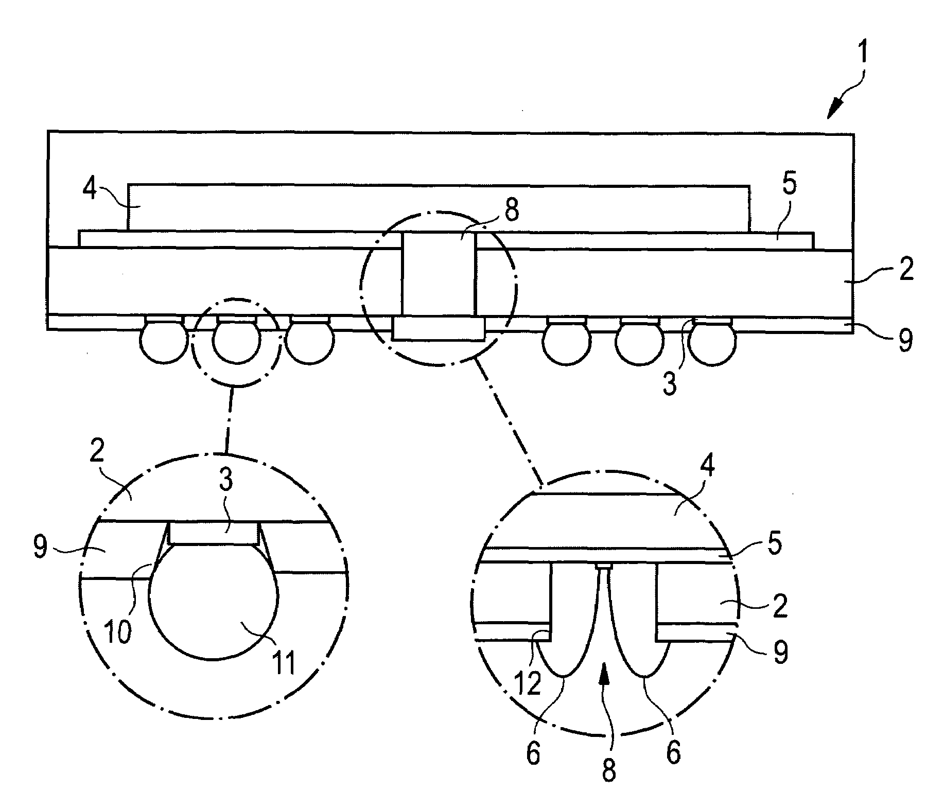 Substrate based IC-package