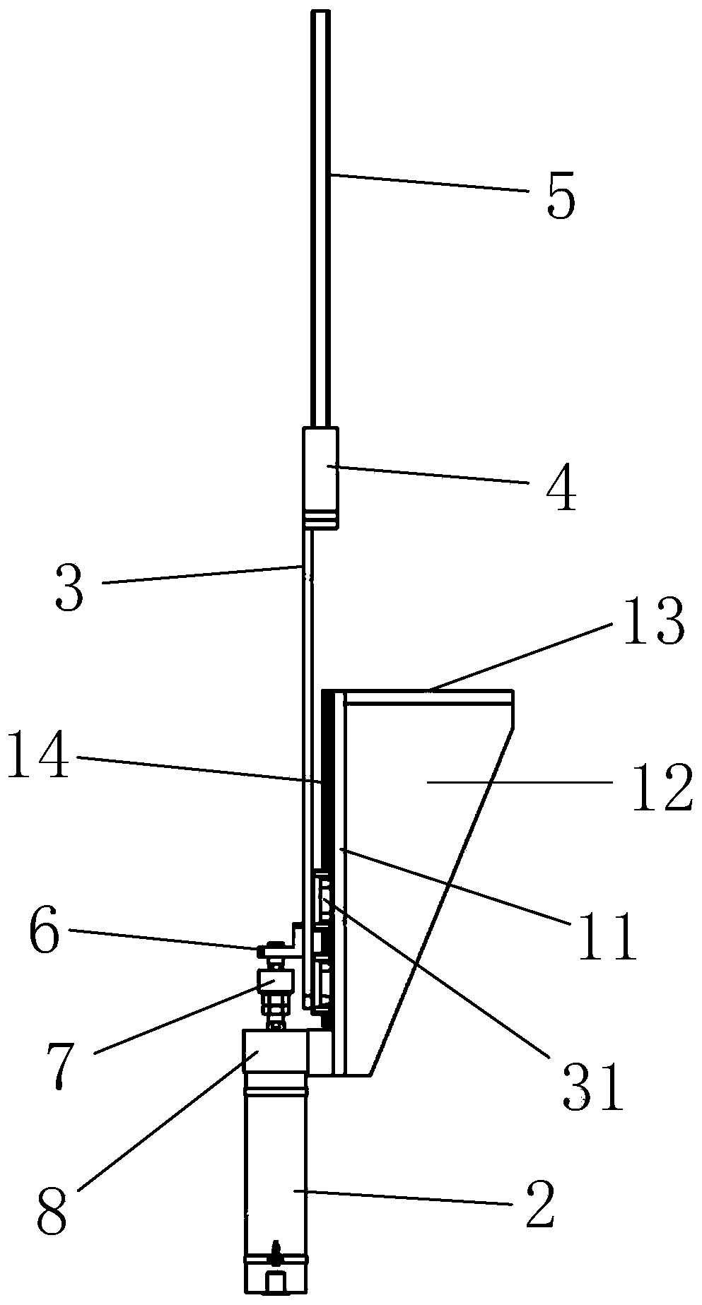 Ceramic disc lifting mechanism