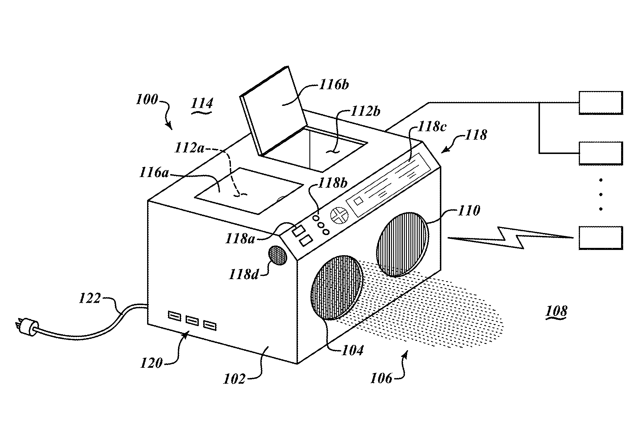 Systems, apparatus, methods and articles for use in sanitization or disinfection